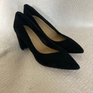 Marc Fisher Black Suede Heels